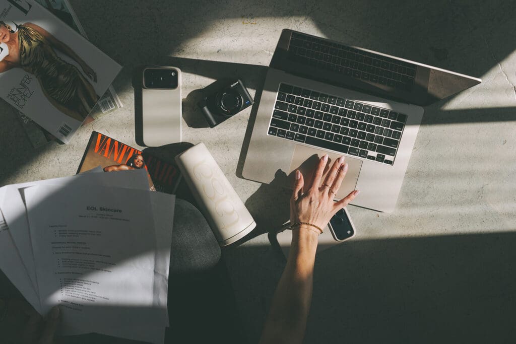 image of computer on the ground Why your business isn't growing on social media